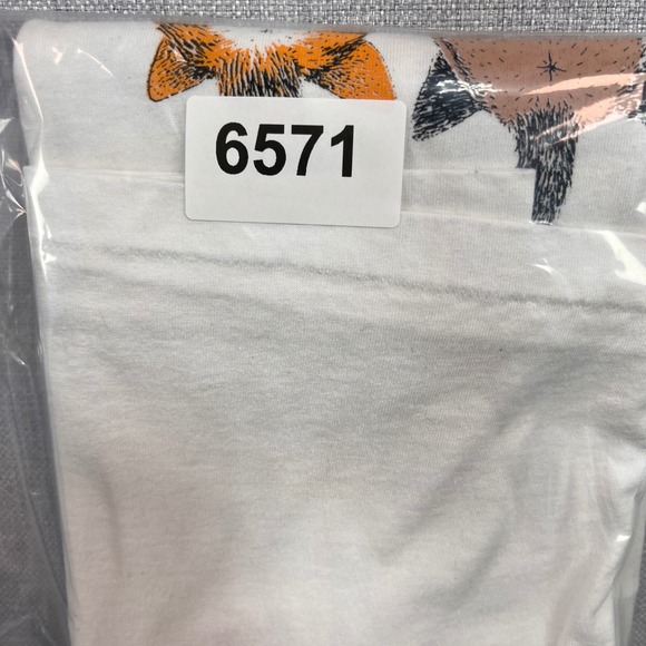 VTG 90s Hanes 50/50 Walking Cats Graphic Single Stitch T Shirt Unisex XXL White - Picture 8 of 8